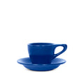 Lino Espresso Cup & Saucer, Indigo