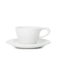 Lino Single Cappuccino Cup & Saucer, White